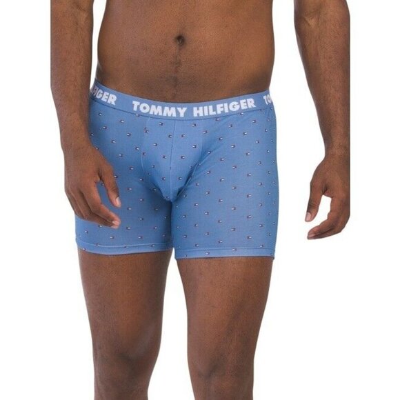 TOMMY HILFIGER Statement Flex Boxer Briefs 3 Pack Men's Size Medium _A4 - Picture 2 of 3